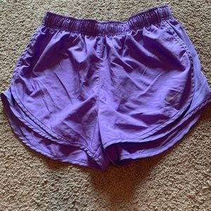 Purple Nike Tempo Running Shorts